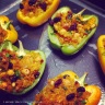 Moroccan stuffed peppers https://naturalhealthconsciousliving.com/2015/03/08/moroccan-stuffed-peppers-vegan-gf/